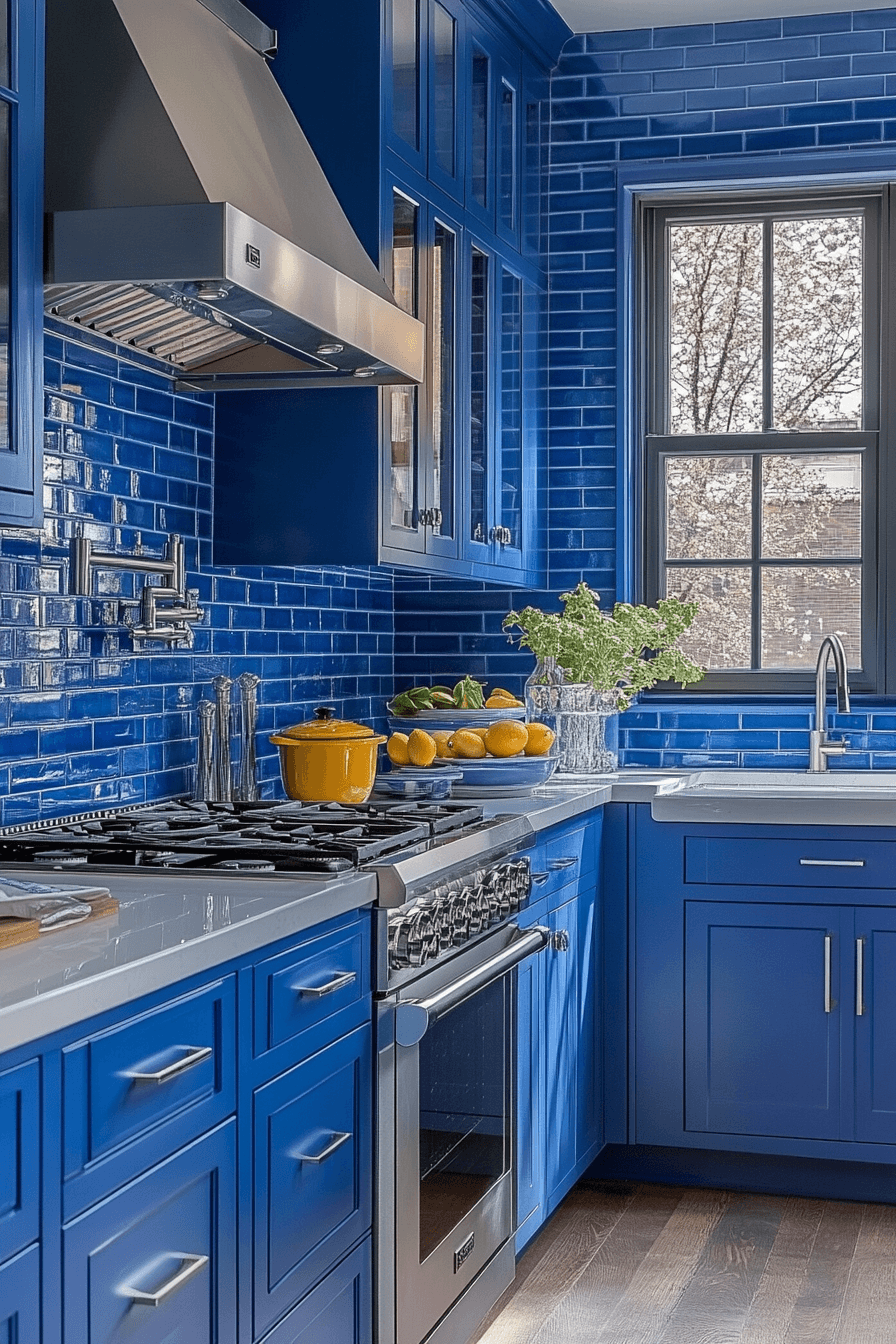 29 Blue and White Kitchen Cabinets That Bring Fresh Style and Lasting Charm 22 blue and white kitchen cabinets