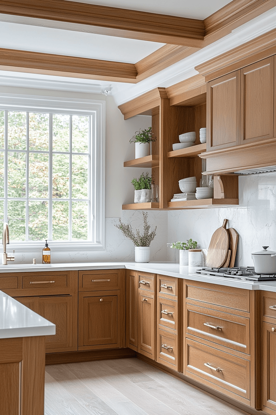 cherry wood kitchen cabinets