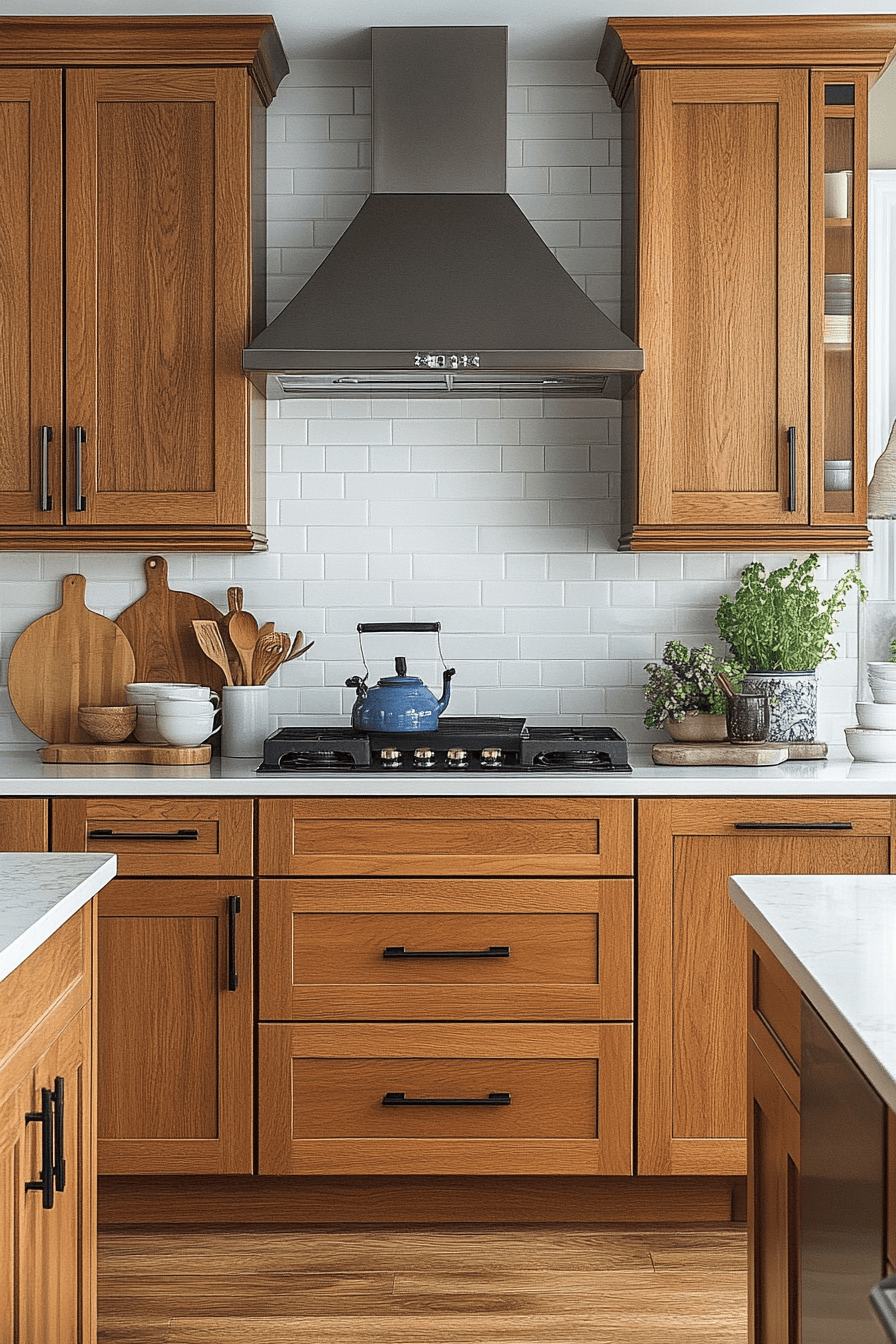 29 Golden Oak Kitchen Cabinets That Add Warmth, Glow, and Lasting Style 23 golden oak kitchen cabinets