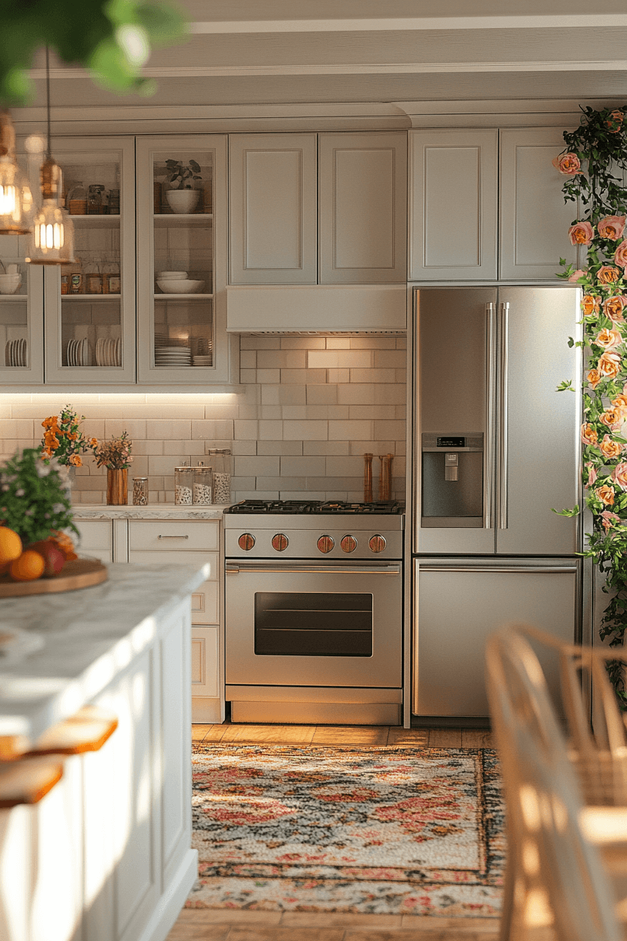 29 Granny Chic Kitchens That Bring Cozy Charm and Timeless Joy 24 granny chic kitchen