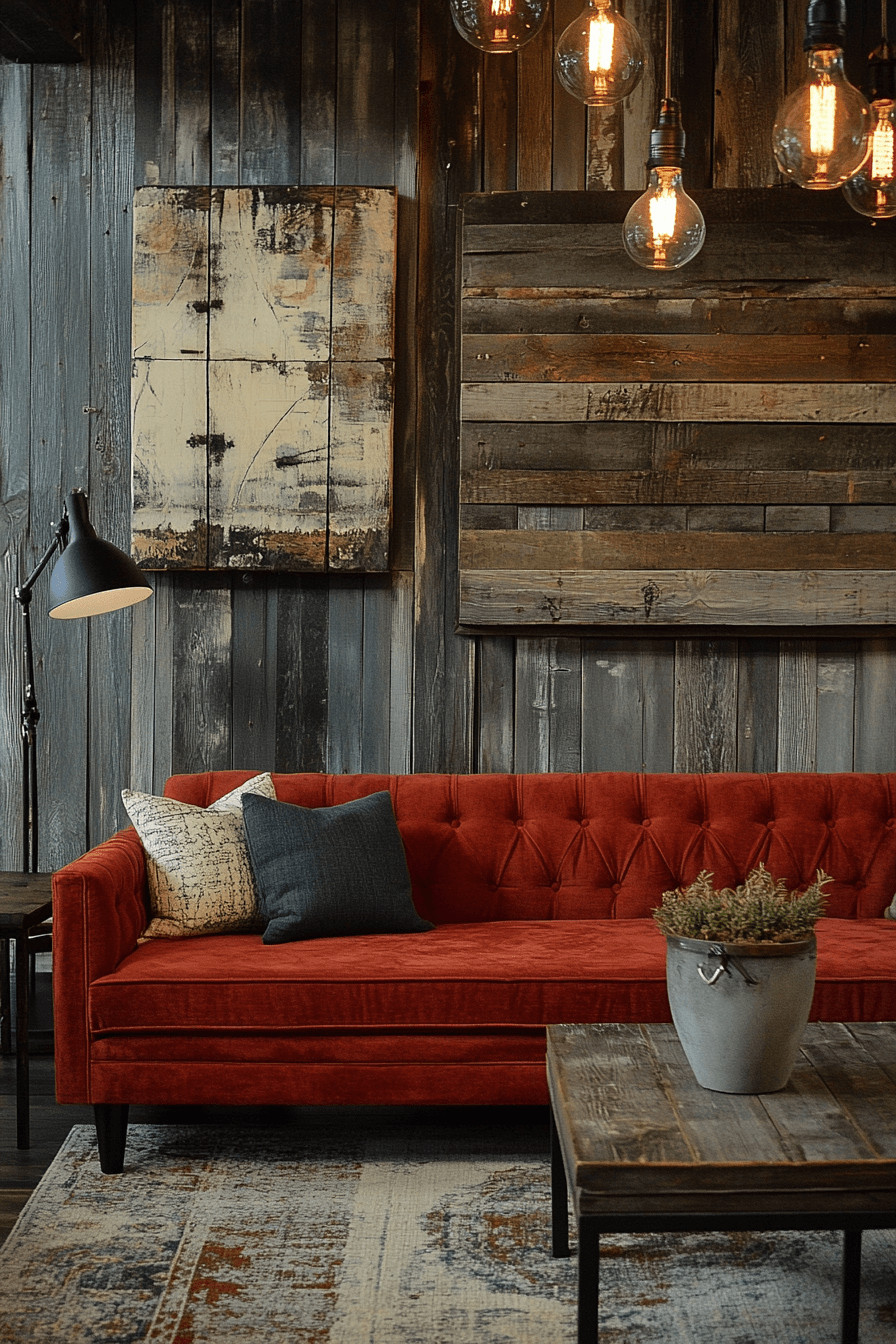 29 Red Couch Living Rooms That Bring Bold Style and Cozy Warmth 24 red couch living room