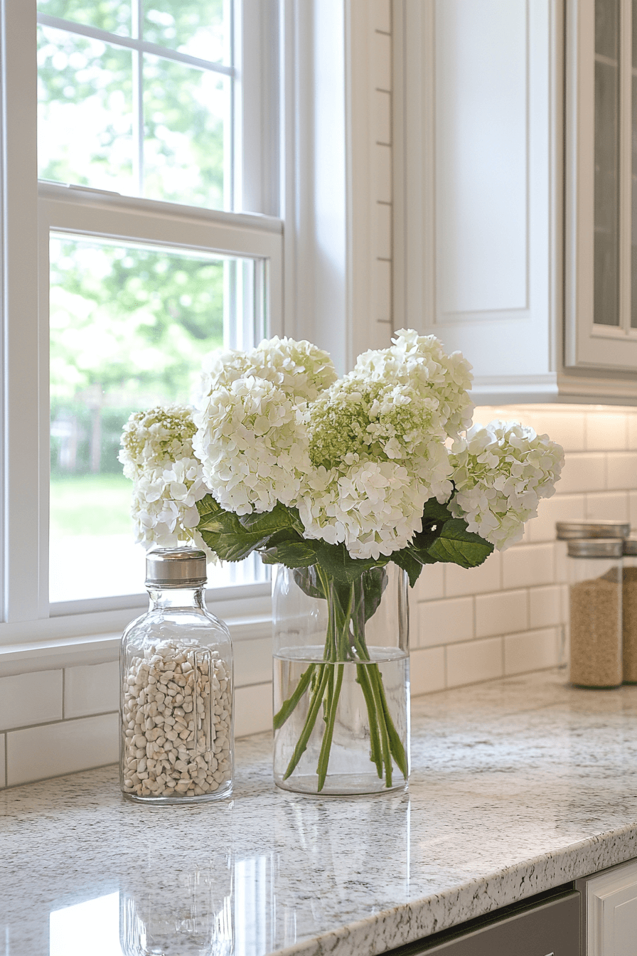 white backsplash kitchen