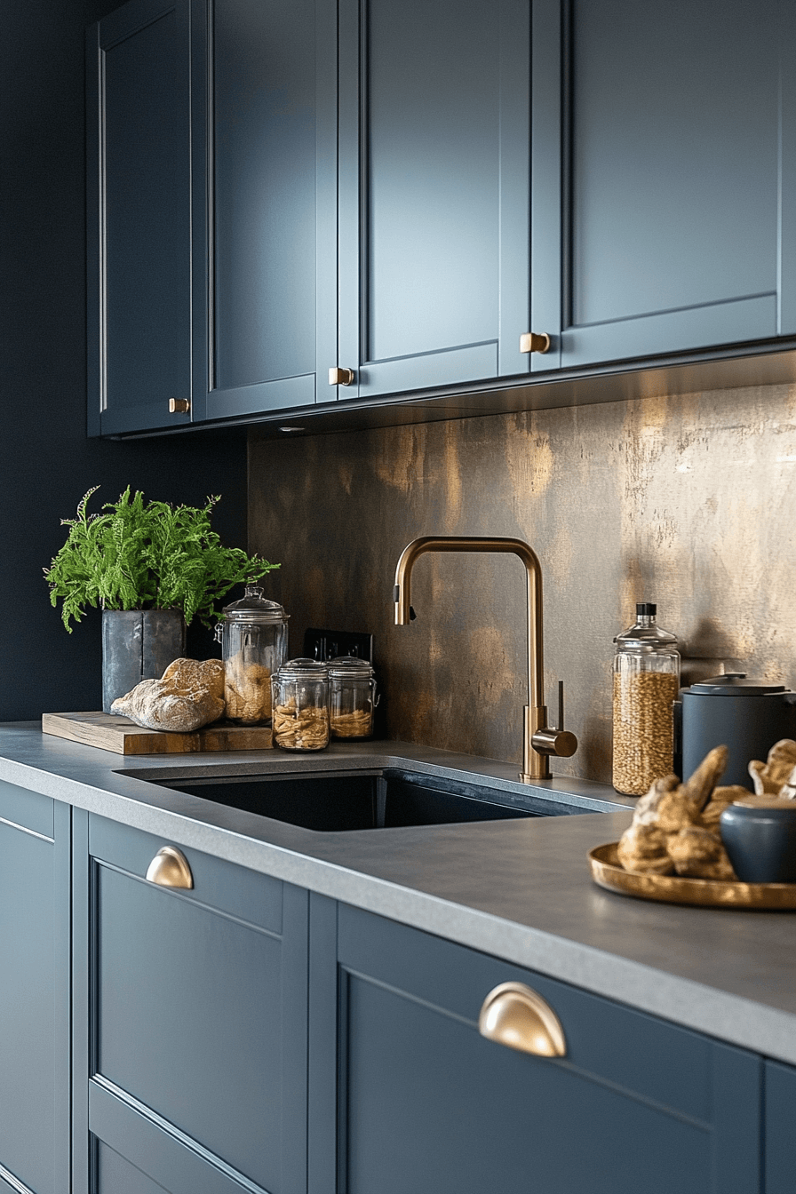 29 Blue Grey Kitchen Cabinets That Bring Cool Elegance and Everyday Comfort 24 blue grey kitchen cabinets