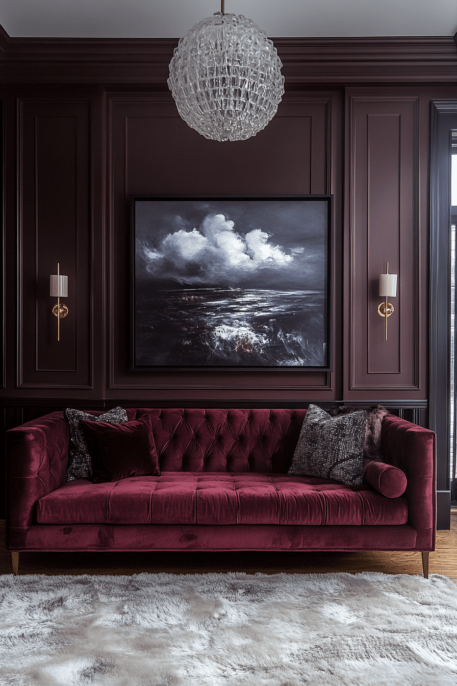 29 Burgundy Couch Living Rooms That Bring Bold Elegance And Cozy Warmth ...