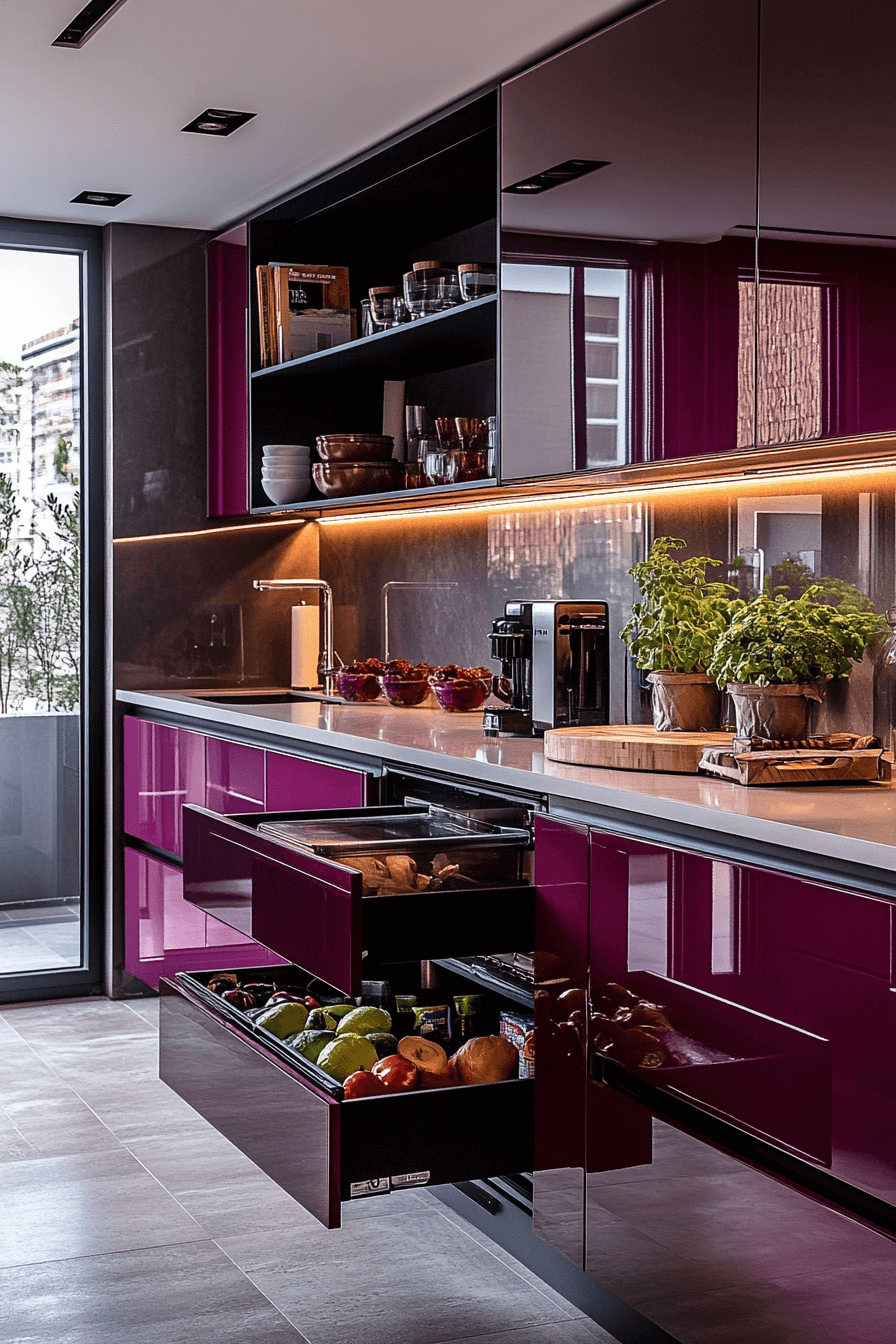 29 Burgundy Kitchen Cabinets Design Ideas for a Bold and Beautiful Space 25 burgundy kitchen cabinets