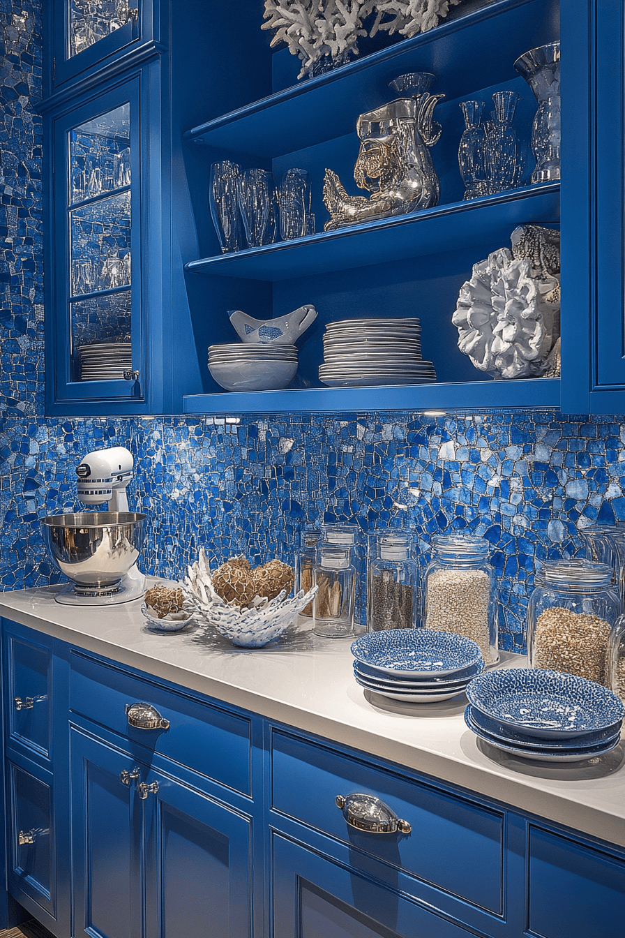 29 Blue and White Kitchen Cabinets That Bring Fresh Style and Lasting Charm 25 blue and white kitchen cabinets