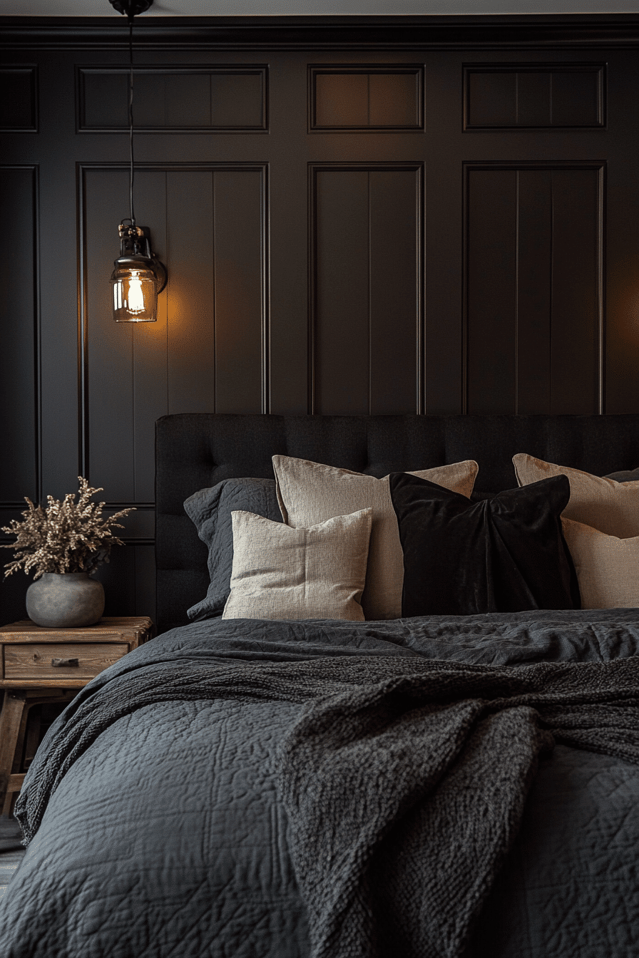dark cottagecore bedroom