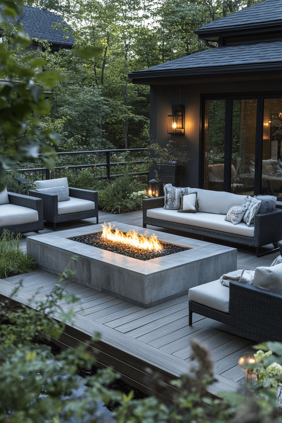 outside firepit ideas