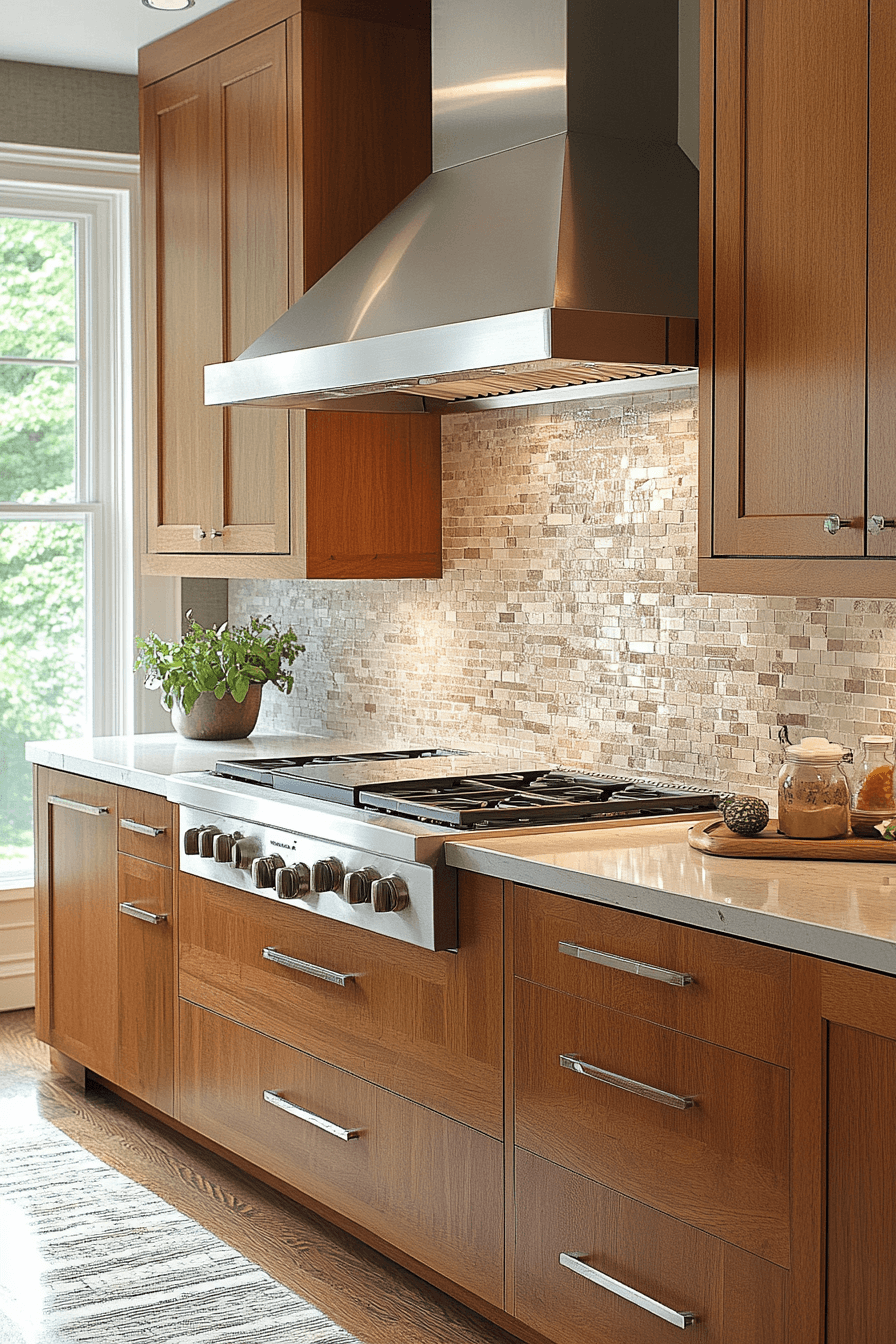 cherry wood kitchen cabinets