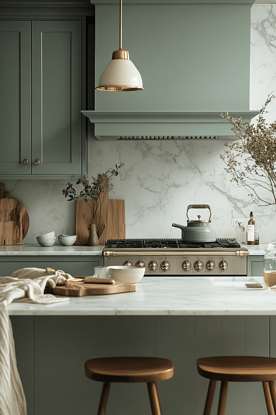 29 Mint Green Kitchen Cabinets That Bring Fresh Charm and Cheerful Style 25 mint green kitchen cabinets