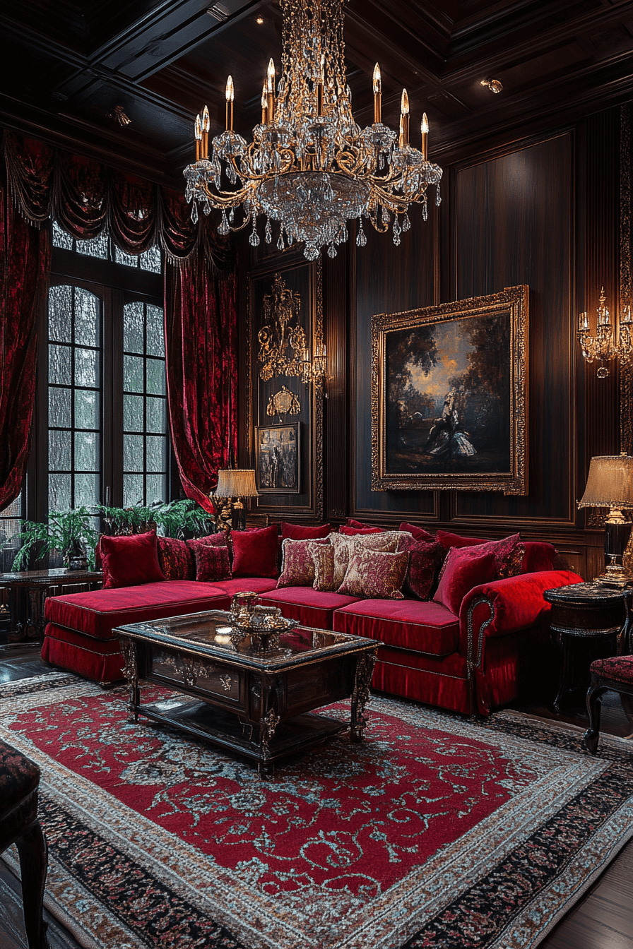 29 Red Couch Living Rooms That Bring Bold Style and Cozy Warmth 26 red couch living room