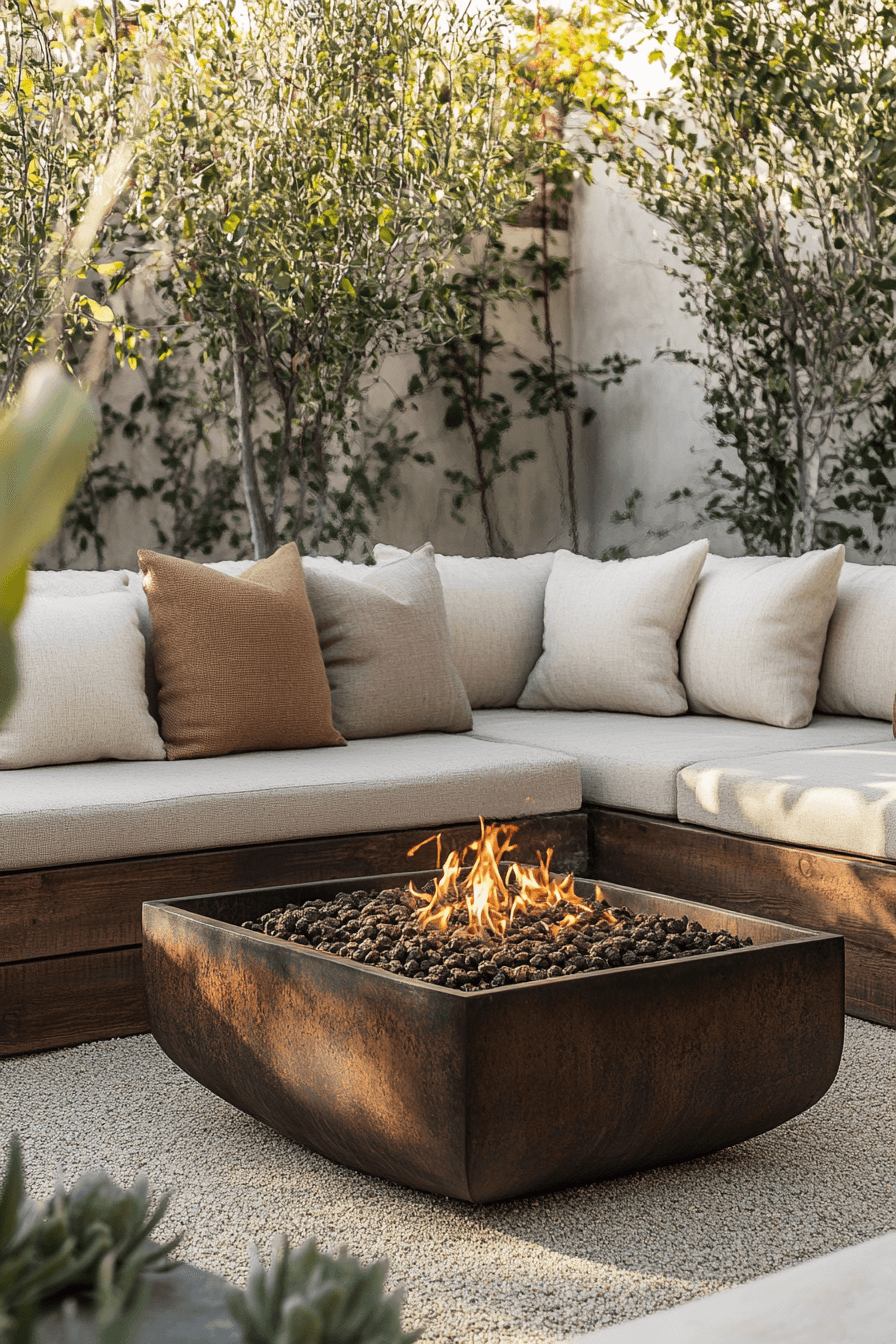 outside firepit ideas