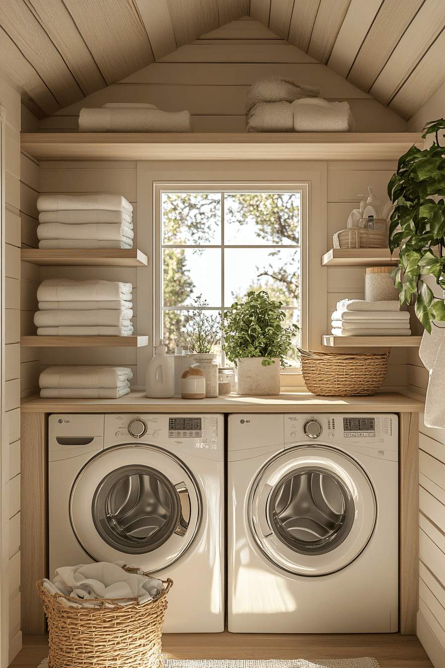 29 Cottage Laundry Room Looks That Blend Rustic Beauty With Happiness ...