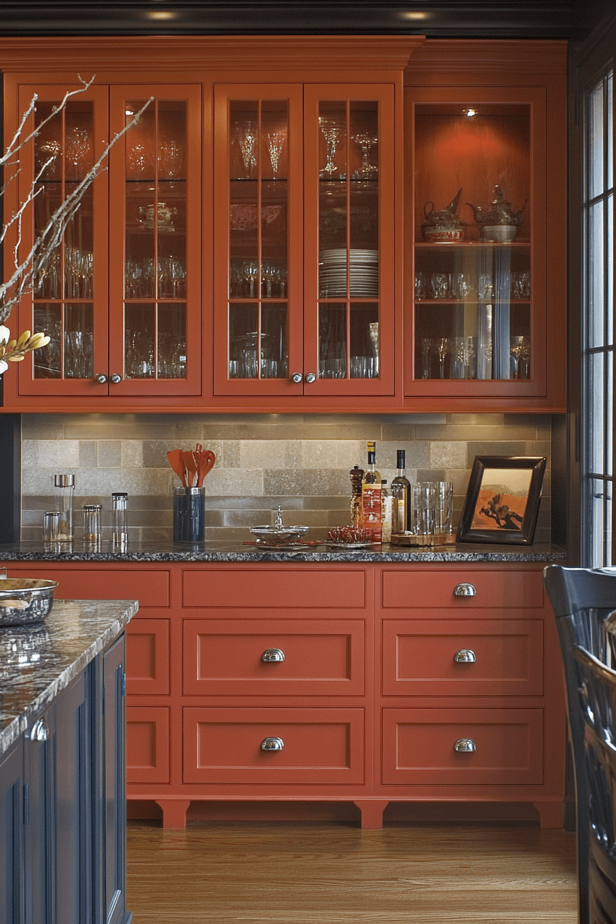 29 Terracotta Kitchen Cabinets That Warm Your Home with Rustic Charm 26 terracotta kitchen cabinets