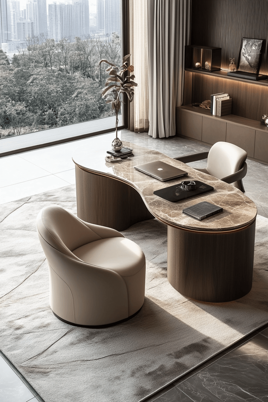 29 Japandi Home Office Ideas for a Peaceful and Productive Space 26 japandi home office