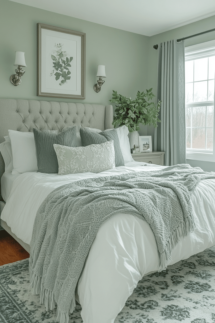 Sage Green And Grey Bedroom Ideas