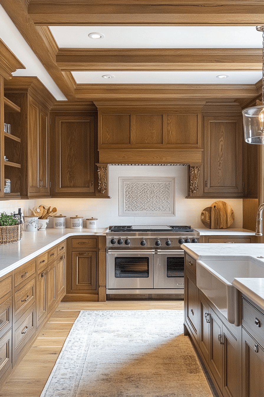 29 Warm Wood Kitchen Cabinets That Bring Natural Beauty and Cozy Charm 26 warm wood kitchen cabinets