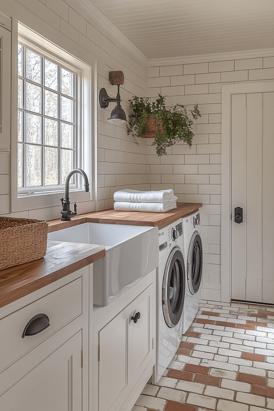 farmhouse laundry room