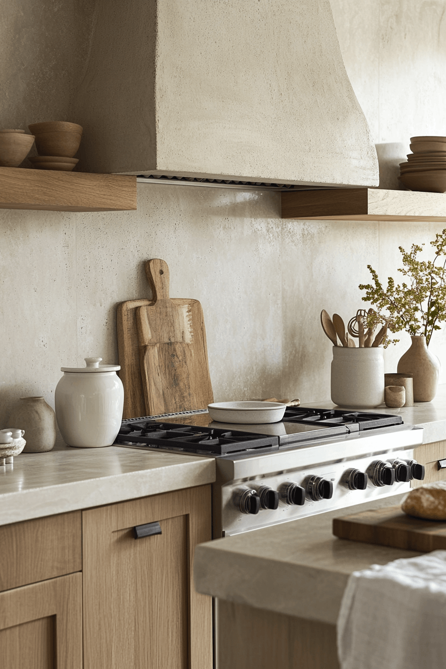 stone backsplash kitchen