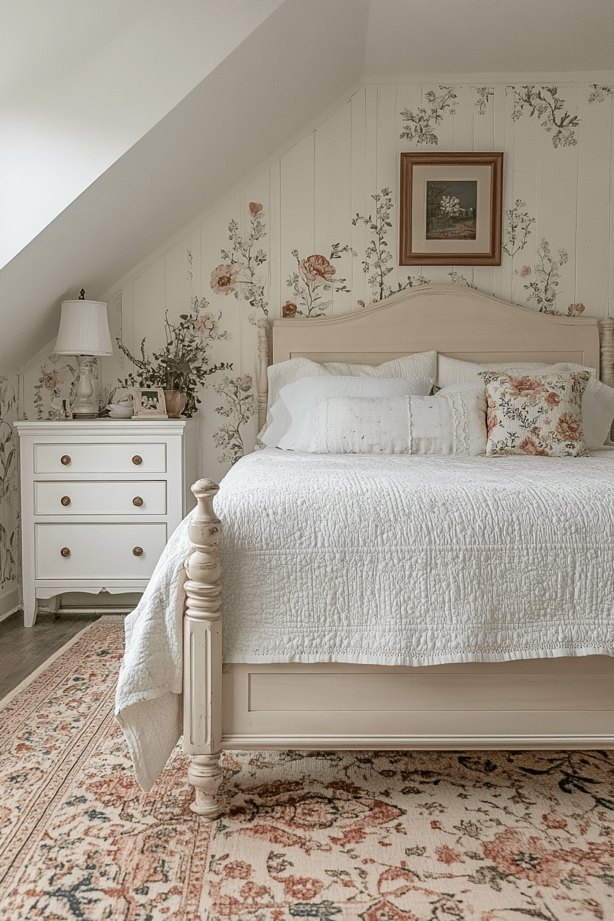 29 Granny Chic Bedrooms That Bring Cozy Elegance and Joyful Charm 27 granny chic bedroom