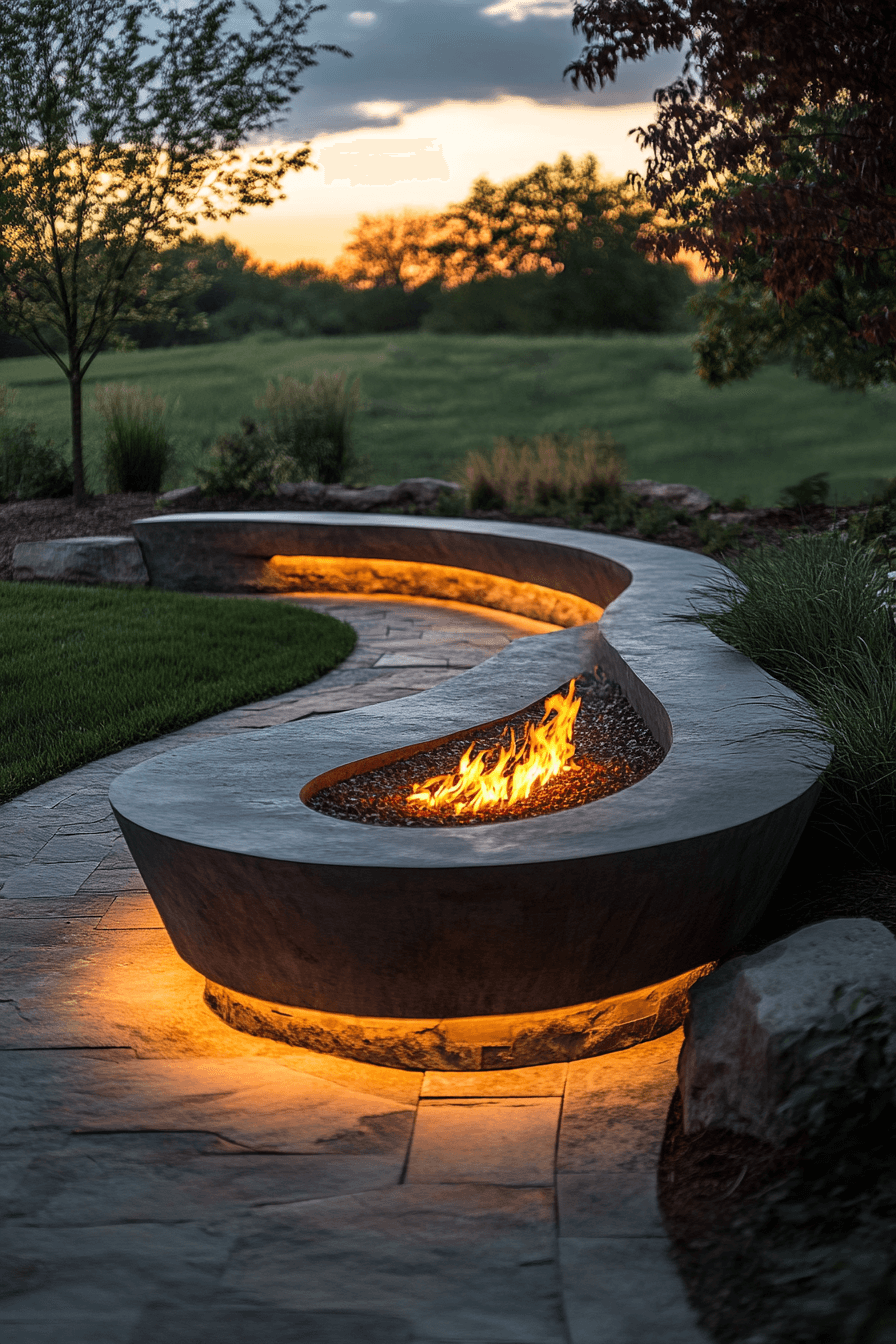 outside firepit ideas