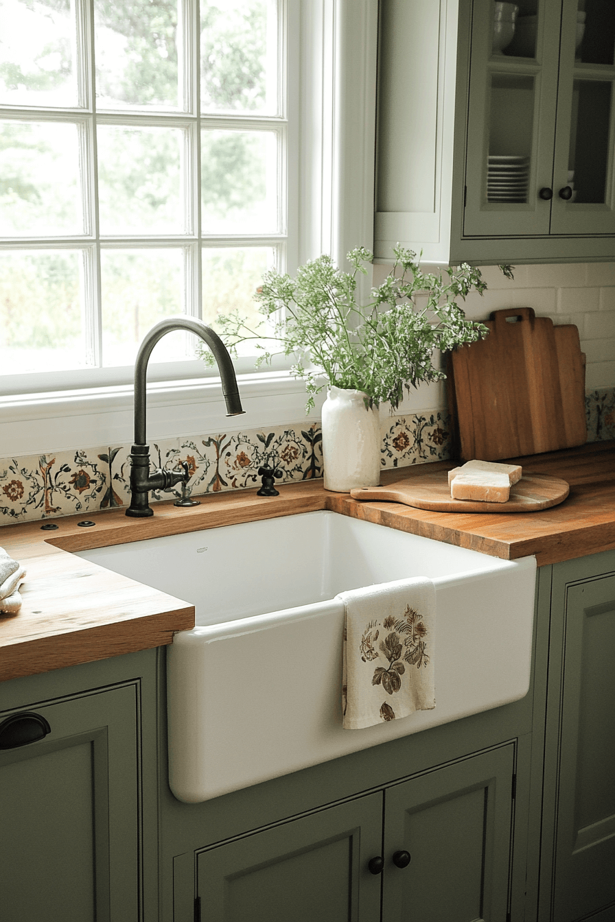 29 Clary Sage Kitchen Cabinets That Bring Fresh Style and Calm Elegance 27 clary sage kitchen cabinets