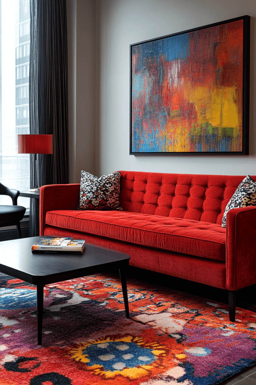 29 Red Couch Living Rooms That Bring Bold Style and Cozy Warmth 27 red couch living room