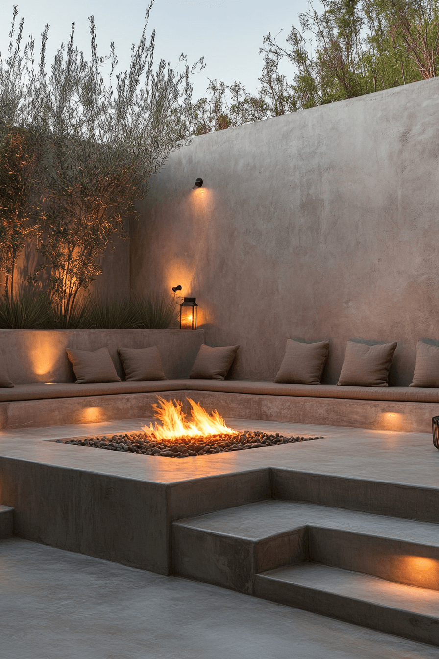 outside firepit ideas