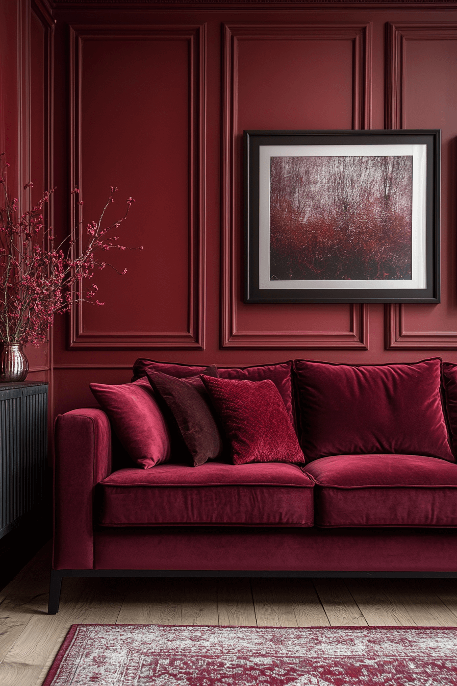29 Burgundy Couch Living Rooms That Bring Bold Elegance And Cozy Warmth ...