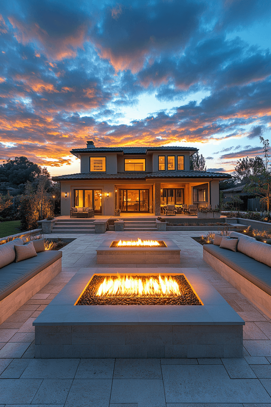 outside firepit ideas