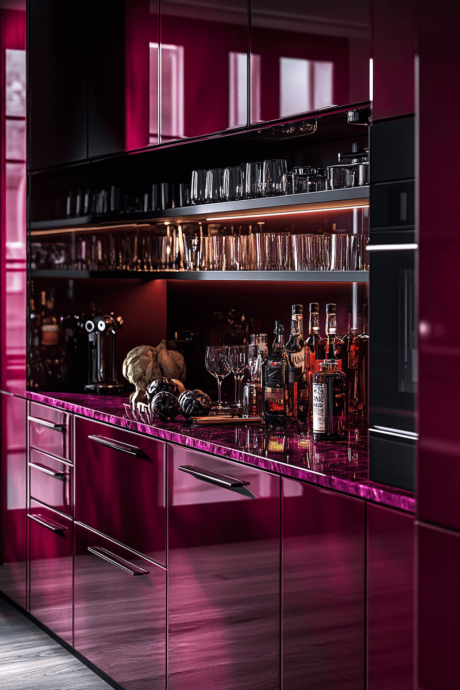 29 High Gloss Kitchen Cabinets That Shine with Style and Sophistication 29 high gloss kitchen cabinets