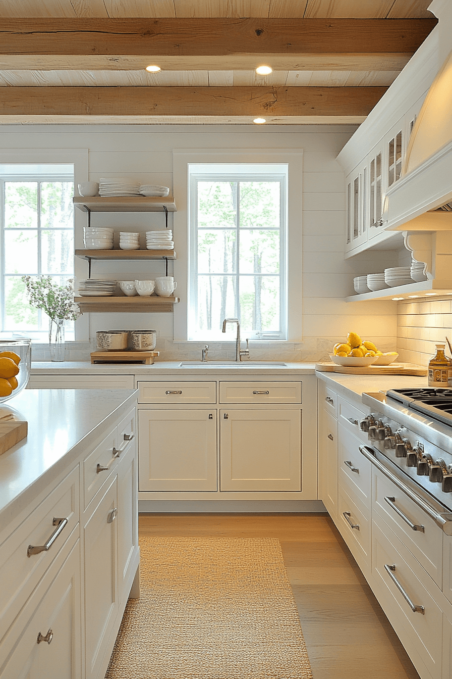 29 White Shaker Kitchen Cabinets That Bring Classic Charm And Fresh ...