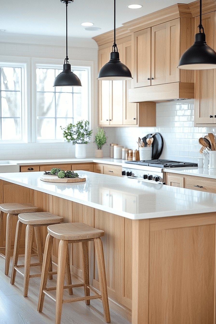 29 Natural Maple Kitchen Cabinets That Bring Light, Warmth, and Timeless Style 3 natural maple kitchen cabinets