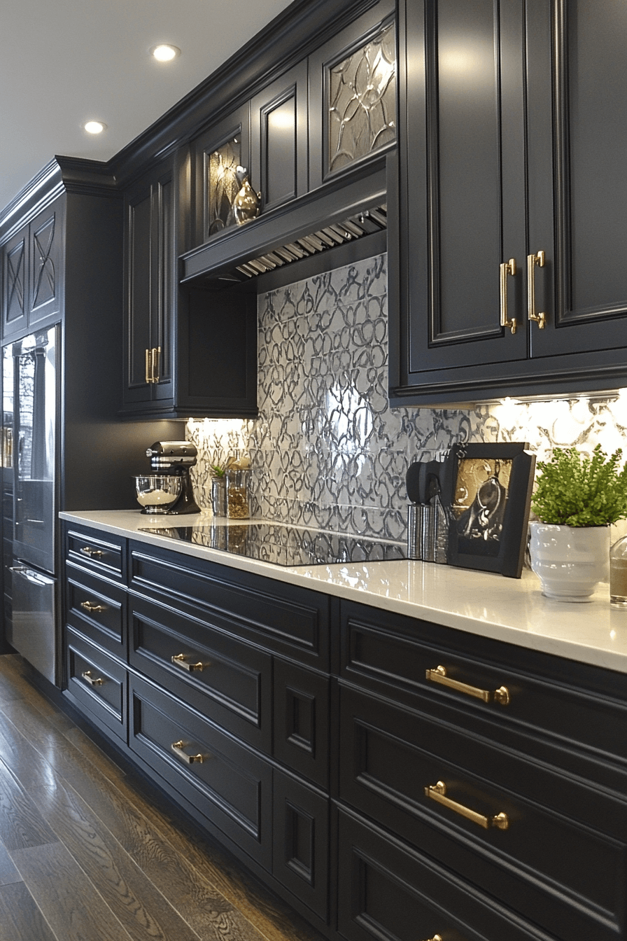 29 Charcoal Kitchen Cabinets That Bring Modern Charm and Timeless Style 3 charcoal kitchen cabinets
