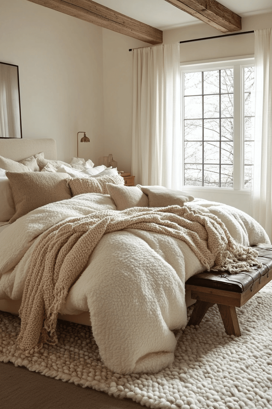 cozy vintage bedroom