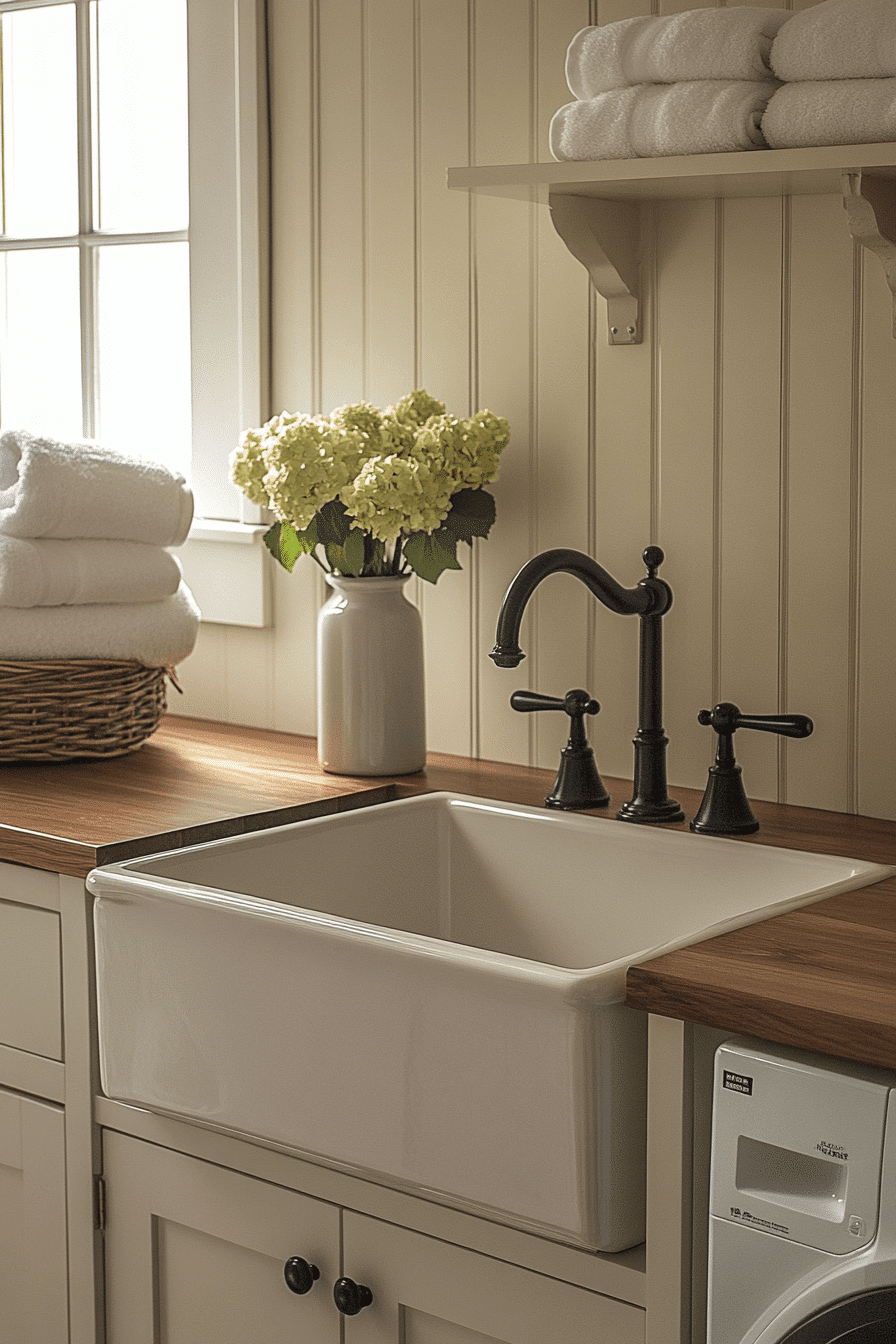 farmhouse laundry room