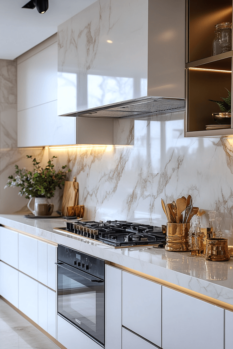 29 White Marble Countertops That Bring Bright Elegance And Timeless ...
