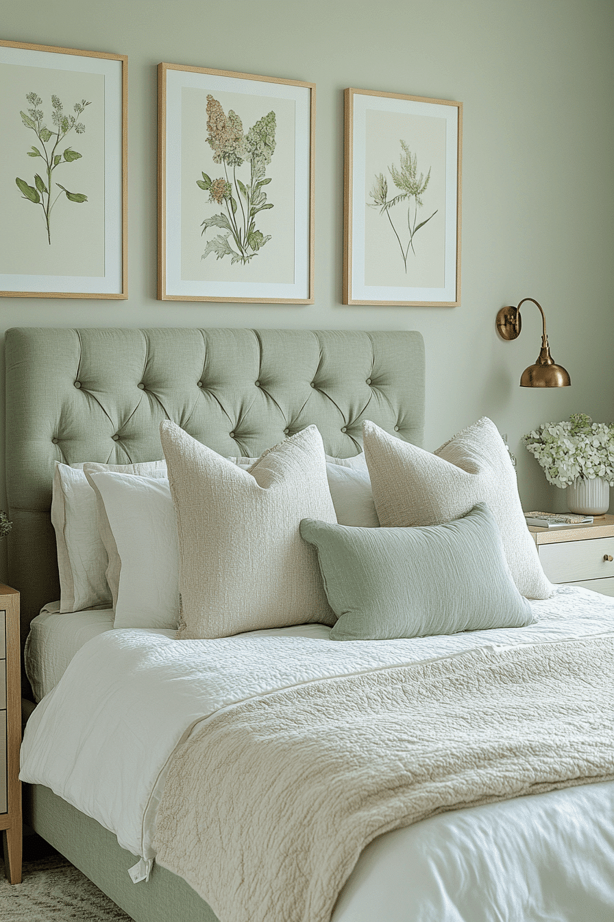 Beige And Green Bedroom Ideas