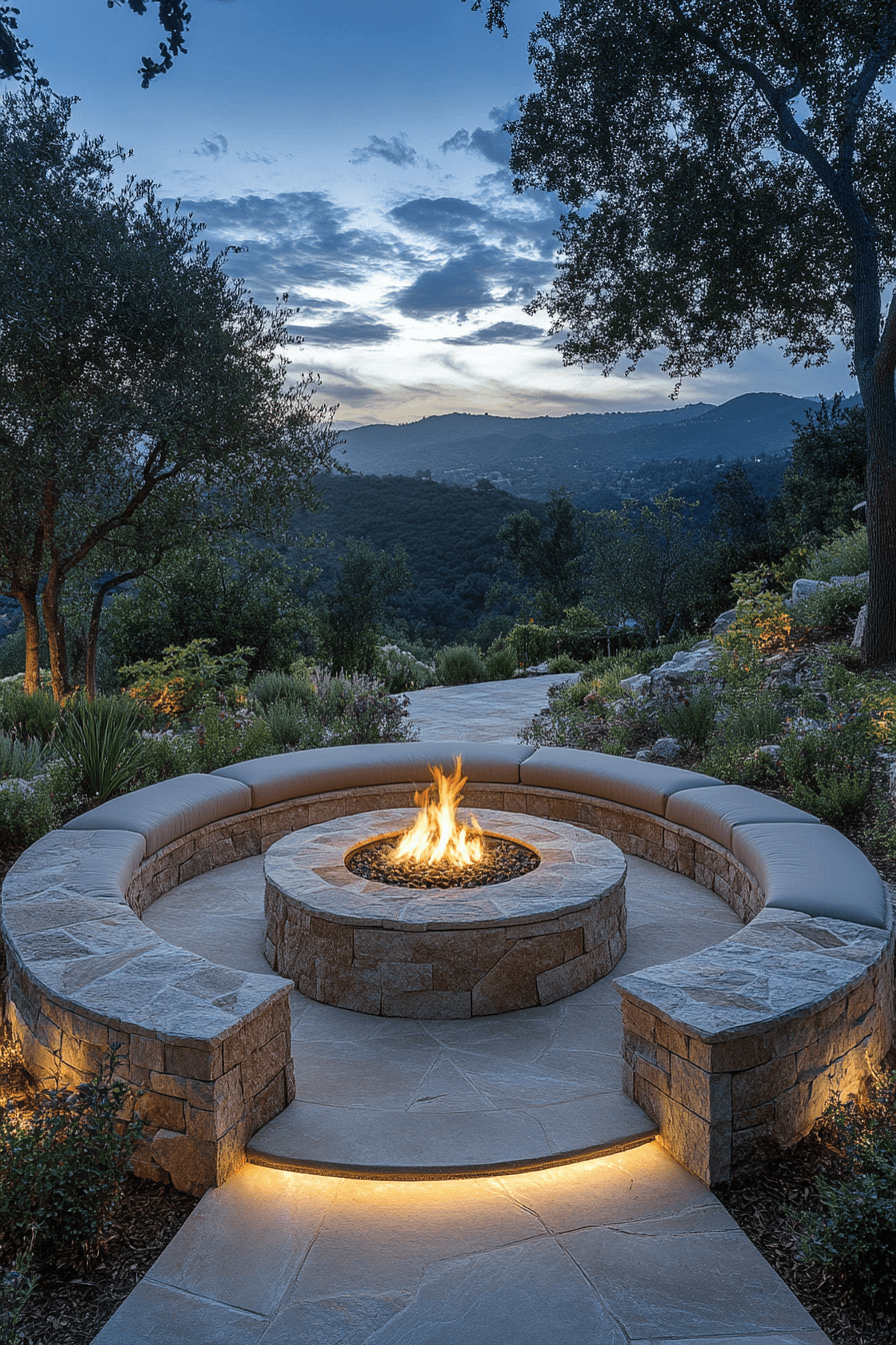 outside firepit ideas