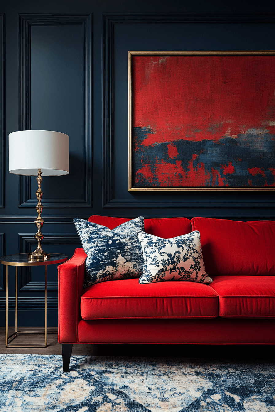 29 Red Couch Living Rooms That Bring Bold Style and Cozy Warmth 4 red couch living room