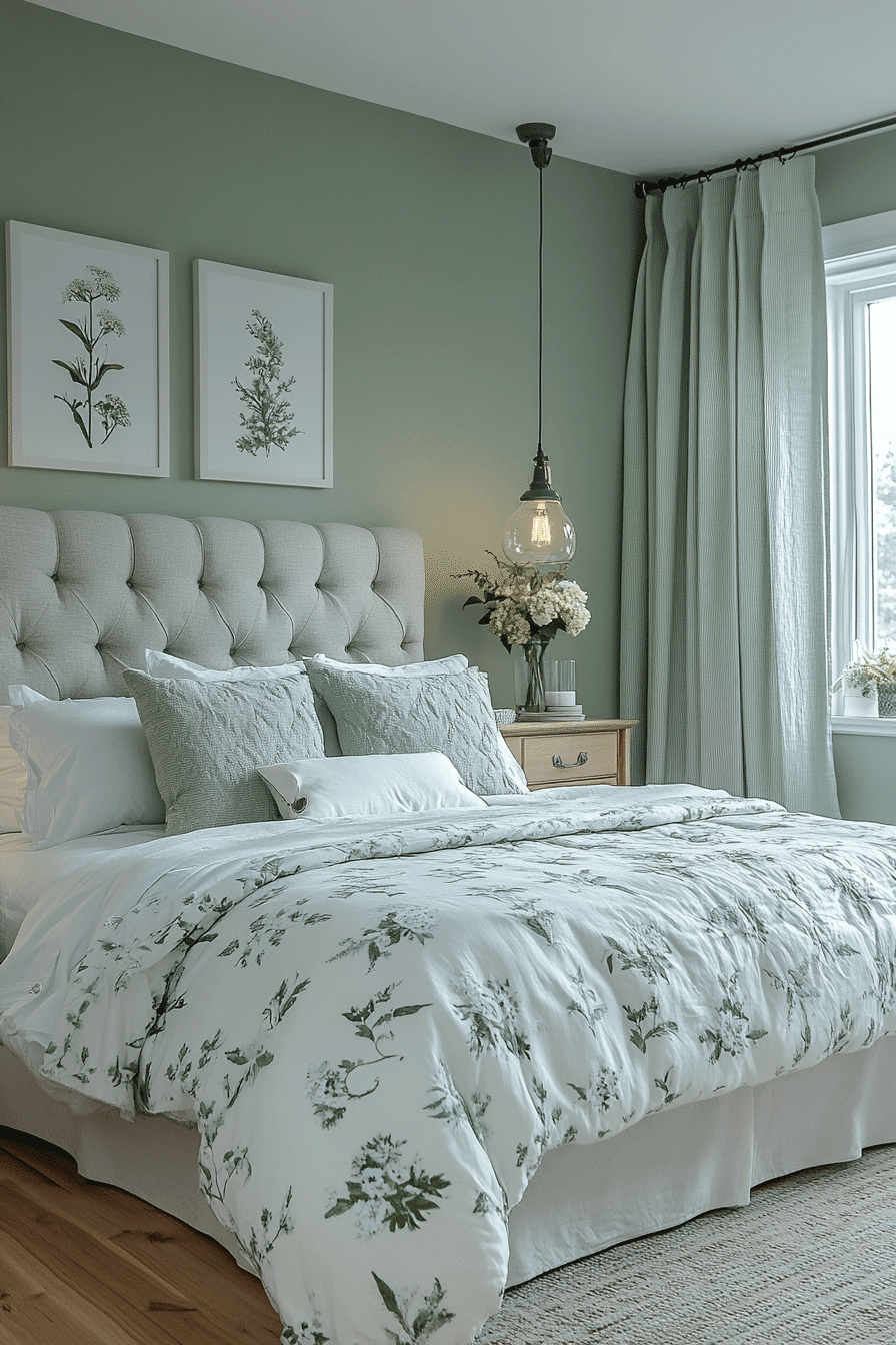 Sage Green And Grey Bedroom Ideas