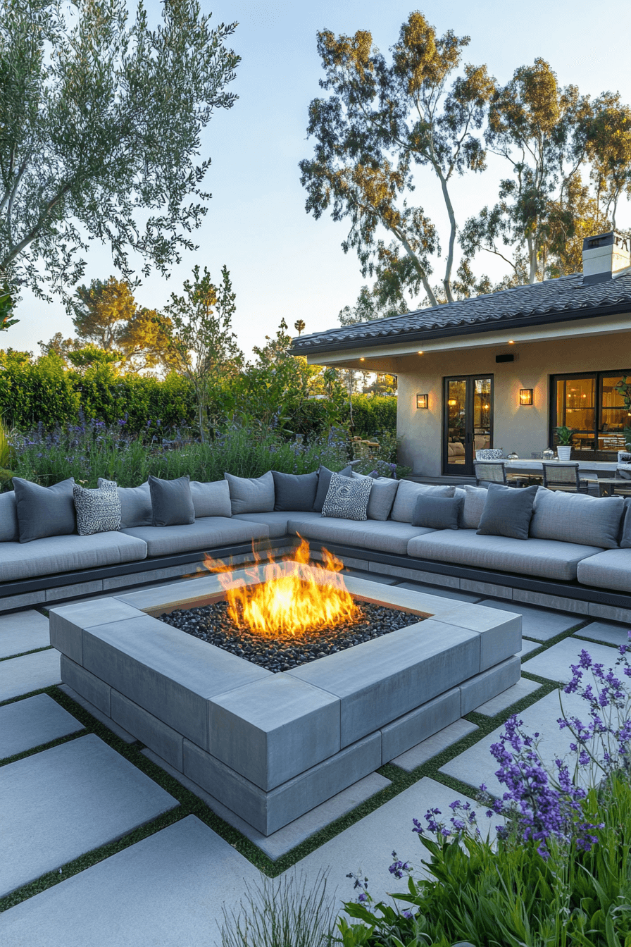 outside firepit ideas