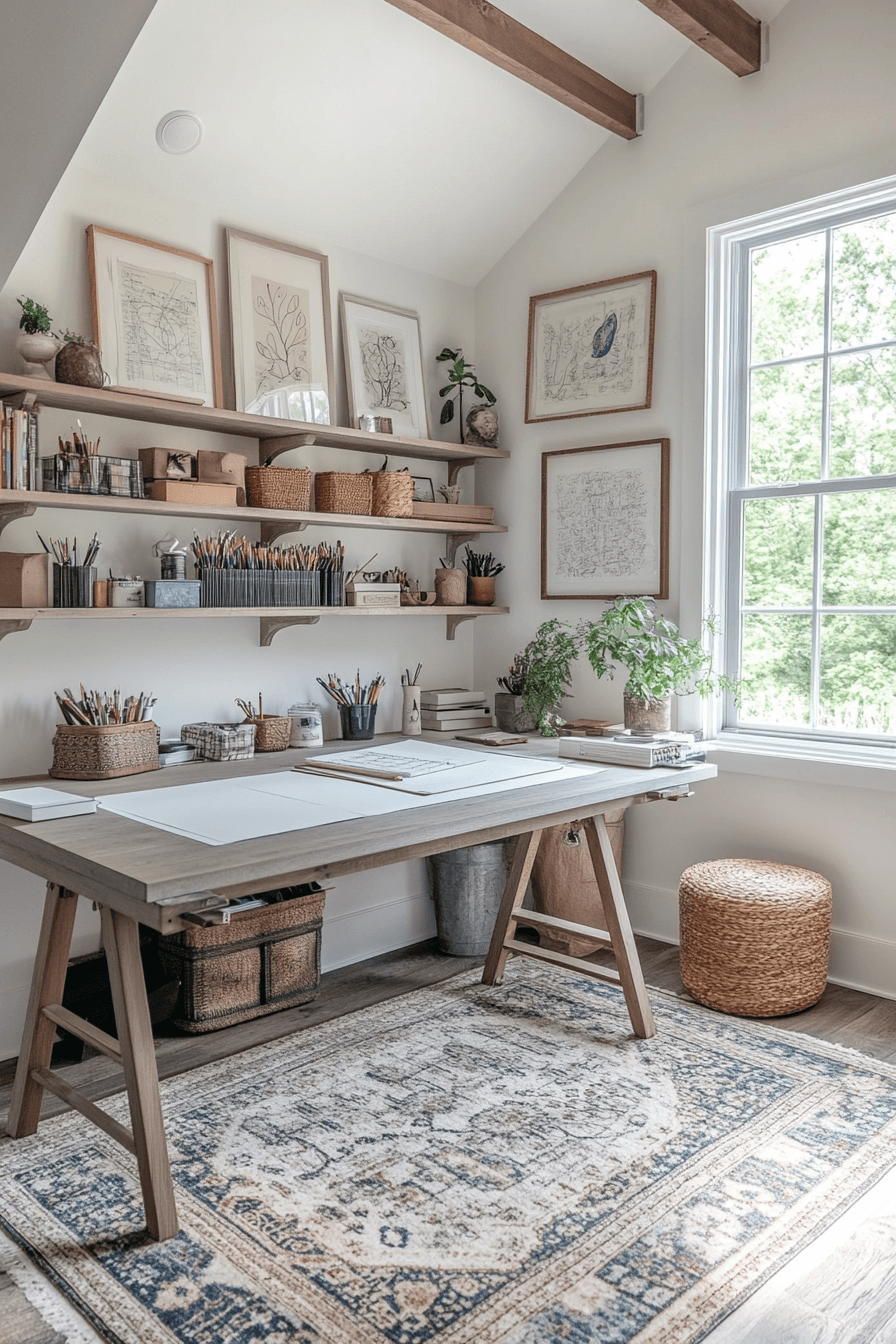 29 Japandi Home Office Ideas for a Peaceful and Productive Space 5 japandi home office