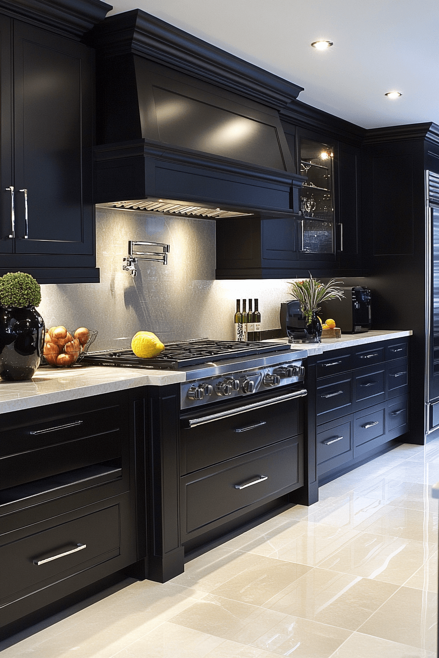 29 Charcoal Kitchen Cabinets That Bring Modern Charm and Timeless Style 5 charcoal kitchen cabinets
