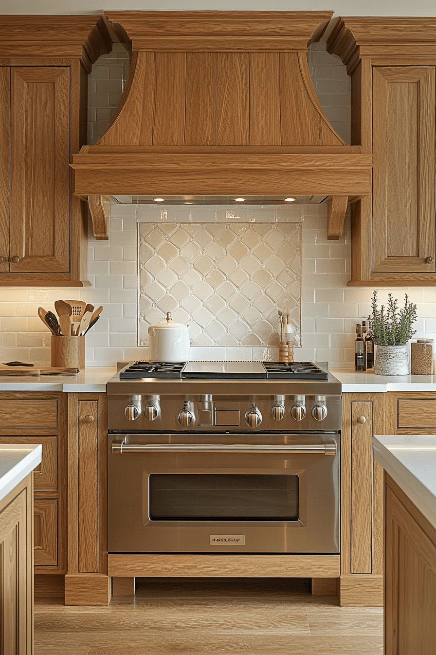 29 Golden Oak Kitchen Cabinets That Add Warmth, Glow, and Lasting Style 5 golden oak kitchen cabinets