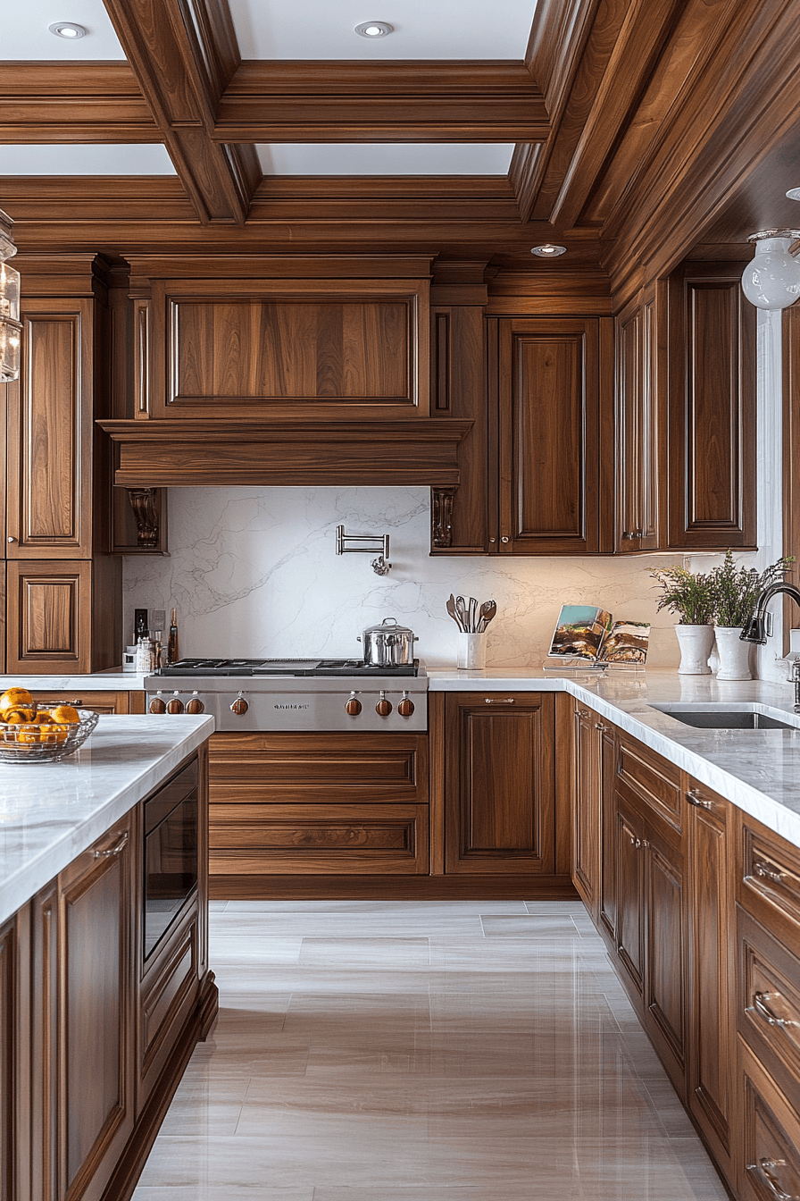 29 Warm Wood Kitchen Cabinets That Bring Natural Beauty and Cozy Charm 5 warm wood kitchen cabinets