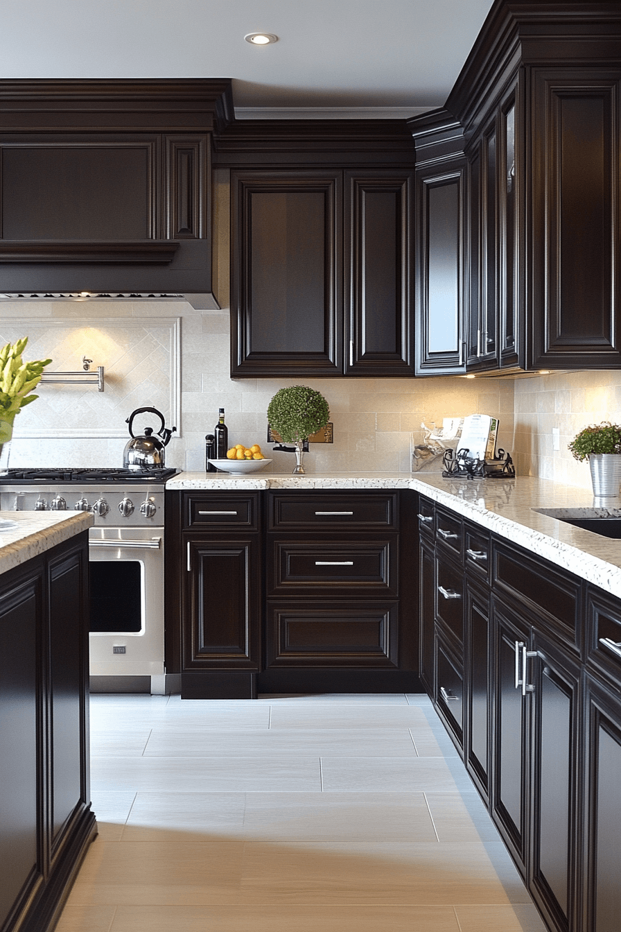 29 Dark Stained Kitchen Cabinets That Add Depth, Beauty, and Timeless Charm 6 dark stained kitchen cabinets