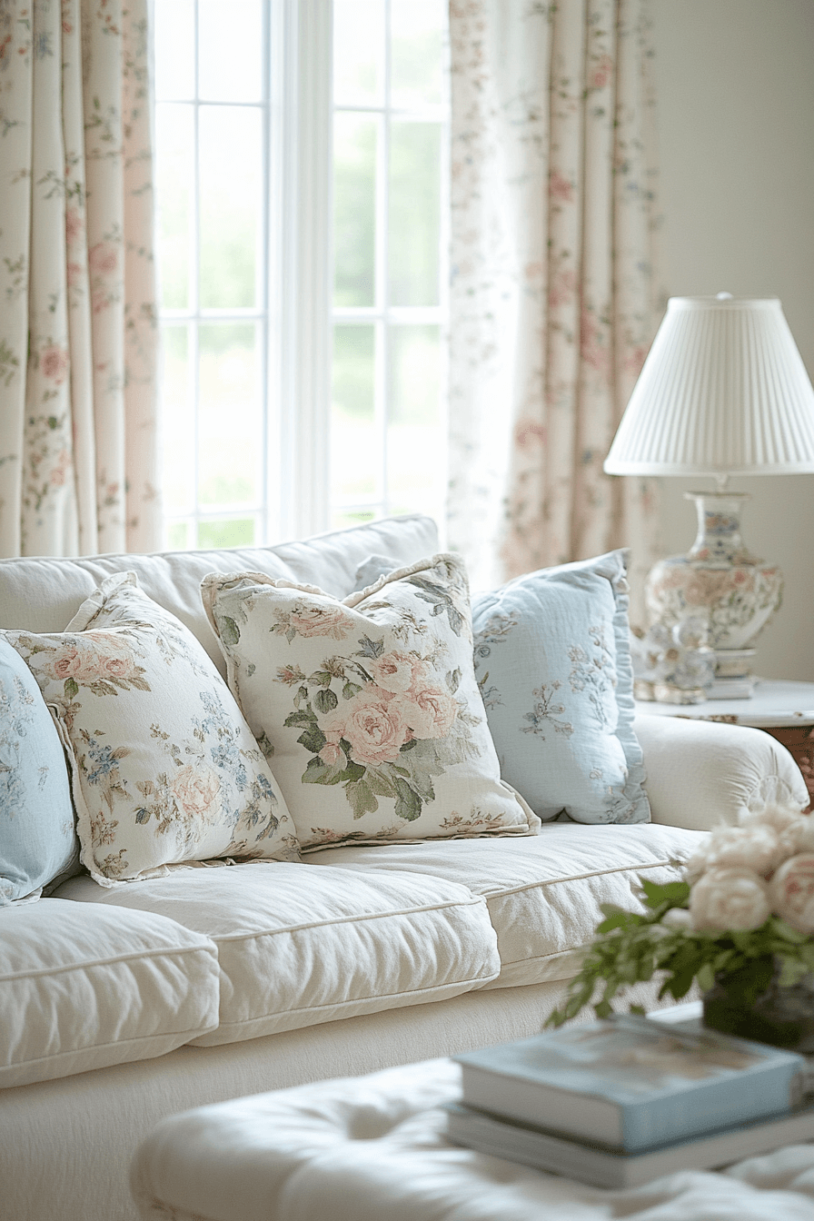 29 Granny Chic Living Rooms That Overflow with Charm and Cozy Style 6 granny chic living room