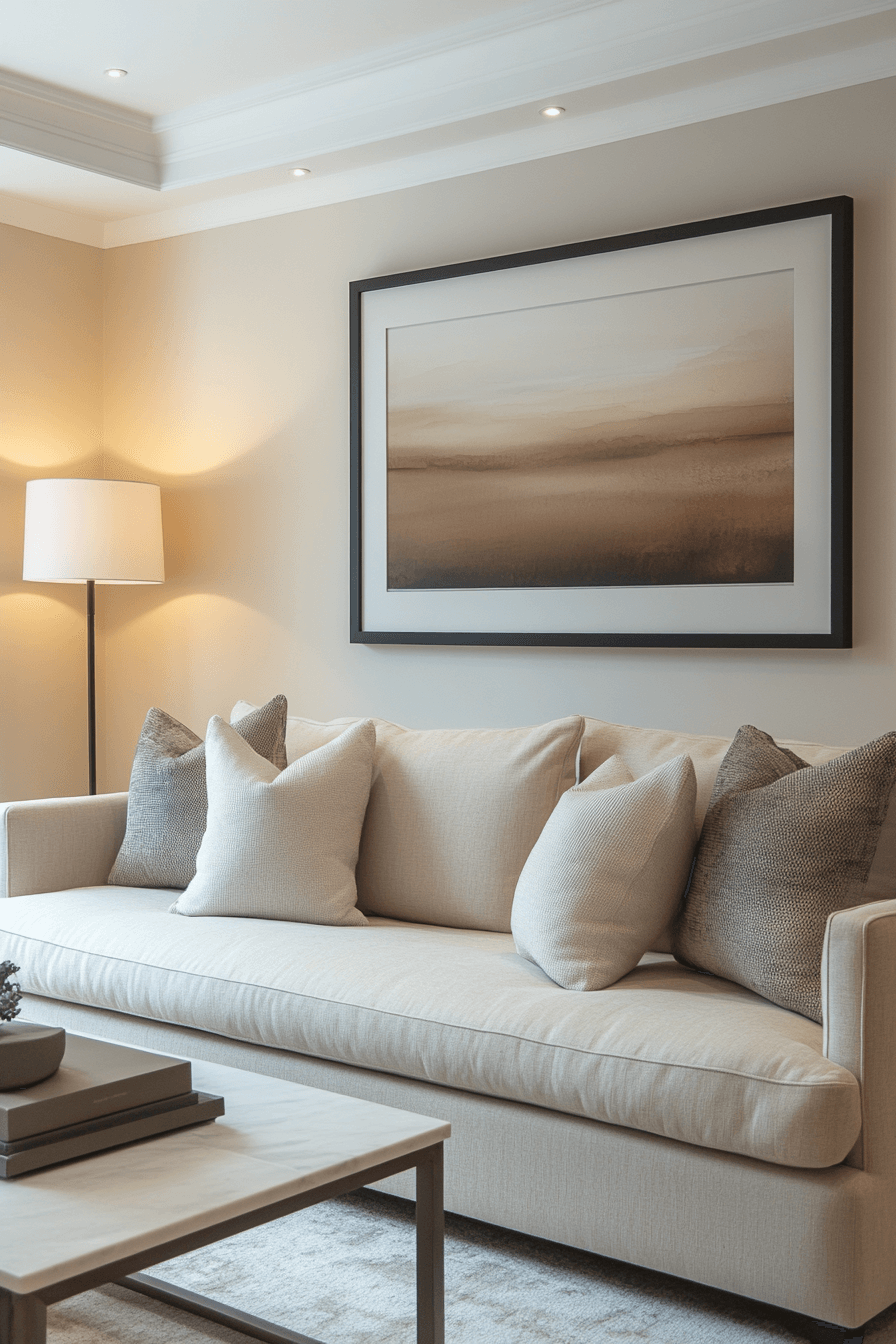 29 Beige Couch Living Rooms That Bring Cozy Warmth and Effortless Style 7 beige couch living room