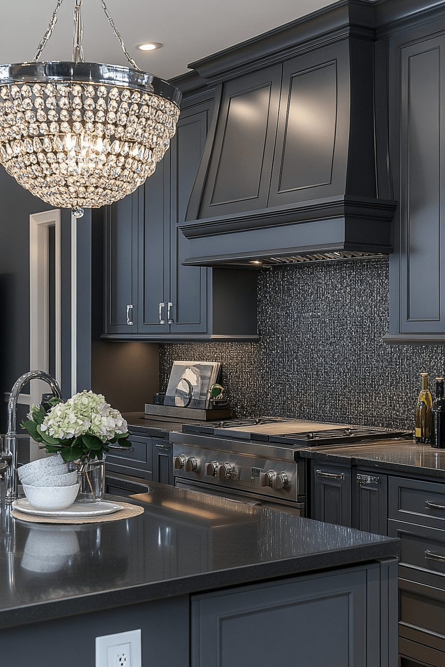 29 Charcoal Gray Kitchen Cabinets That Blend Modern Style with Cozy Elegance 7 charcoal gray kitchen cabinets